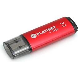 Platinet USB-minne 64GB röd