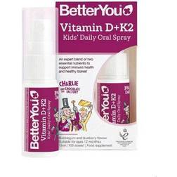 BetterYou Vitamin D+K2 Kid's Daily Oral Spray Bubblegum Blueberry