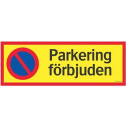 Parking Prohibited Sign 594x210mm