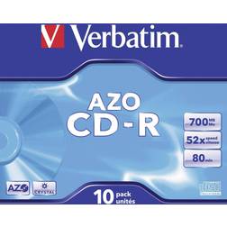 Verbatim CD-R AZO Crystal 700MB x52 10-Pack