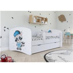 Furniturebox Kocot Kids Barnsäng - Babydreams Racoon 140x70