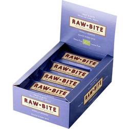 RawBite 12 bar, 50 g, Variationer Bär Vanilj