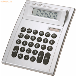 Genie 50 DC, Skrivbord, Display, 8 siffror, 1 linjer, Batteri/solcell, Silver