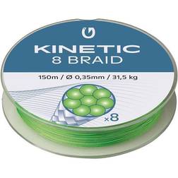 Kinetic 8 Braid 150m Fluo Green 0,26mm/20,6kg
