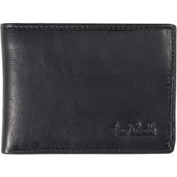 Tony Perotti Small Wallet with Zip Pocket - Black