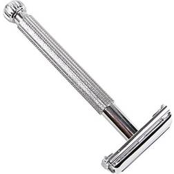Parker Shaving Unisex Textured Long Handle Butterfly Open Safety Razor