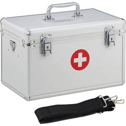Relaxdays Första hjälpen-resväska, första hjälpen-låda medicinlåda