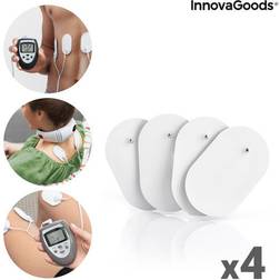 InnovaGoods "Ersättningsplåster för elektroder EMS Förpackning med 4 masker"