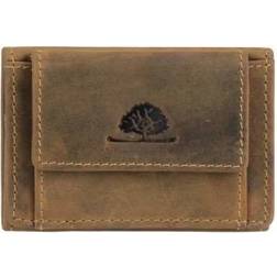 Greenburry plånbok kortfodral minibörs kortbörs 10 liten mini läder brun vintage