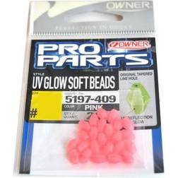 Owner Bead 6mm Glow/Pink Soft