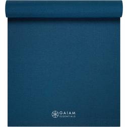 Gaiam Essentials Yoga Mat 6mm, Yogamattor, Navy