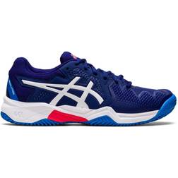 Asics Gel-Resolution 8 Clay GS - Dive Blue/White