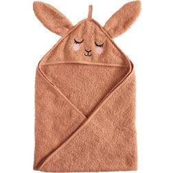 Roommate Hooded Towel Bunny, Rose