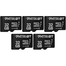 Patriot LX Series Micro SD Flash Memory Card 32GB 5 Pack