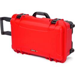 Nanuk 935 vattentätt handbagage hårt fodral med hjul tomma – röd
