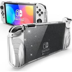 Switch OLED Thunderbolt Series Protective Glitter Bling Cover