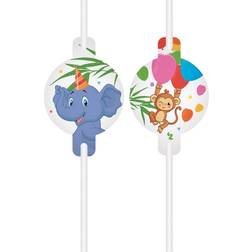 Procos Straws Jungle Party 4-pack