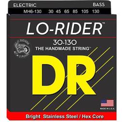 DR Strings MH6-130 Lo-Rider 6-strängad el-bas-strängar, 030-130