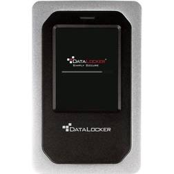 DataLocker DL4 FE 4 TB USB-C -A SSD med AES-256bit hårdvarukryptering, färgskärm och FIPS 140-2 nivå 3-certifiering, DSGVO-kompatibel, DL4 SD-4 TB-FE