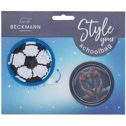 Beckmann Kardborremärken 2-pack Smiley One Size Klistermärken