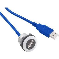 Conrad USB-anslutning 3.0 USB-12-BK KOMPONENTER Innehåll: