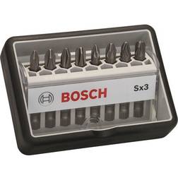 Bosch 8-delars Robust Line-skruvbitssats Sx extrahård 49 mm, 8-delars