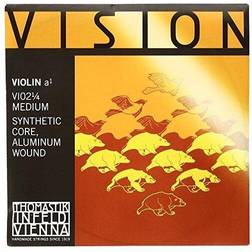 Thomastik Einzelsaite für 1/4 Violine Vision A-Saite Kunststoffkern, Aluminium umsponnen, mittel