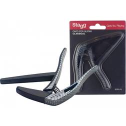 Stagg Flat Trig Capo Clasics Carbon