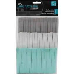JVL Ultra Strong Rust Resistant Clothespin 48-pack