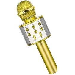 Karaoke Mikrofon - Guld Guld