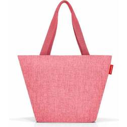 Reisenthel shopper M safari sand – rymlig shoppingväska och ädel handväska i ett – tillverkad av vattenavvisande material, färg: twist berry
