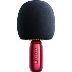 Joyroom karaoke microphone with speaker JR-K3 red