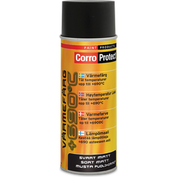CorroProtect Värmefärg Svart spray 400ml