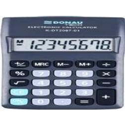Donau calculator TECH pocket calculator, 8 digits. display, dim. 180x90x19 mm, black