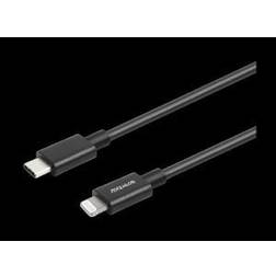 Essentials Usb-c Lightning Cable, Mfi, 20cm, Black