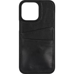 Krusell CardCover Leather (iPhone 14 Pro Max) Svart
