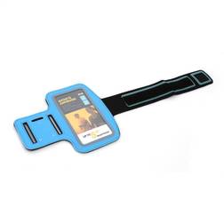 Platinet Löpararmband m. Smartphonehållare 5" Blå