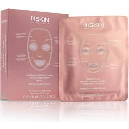 111skin Gold Brightening Facial Treatment Mask Box, 5 Count