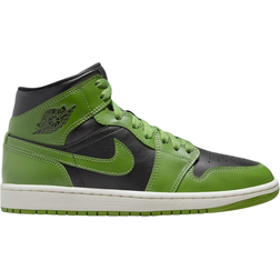 Nike Air Jordan 1 Mid W - Black/Sail/Altitude Green Heather