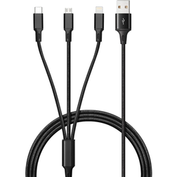 Andersson 3 USB Cable 1M 2,4A Black