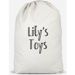 Lilys Girl's Named Toys Cotton Storage Bag Small
