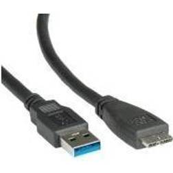 Secomp USB 3.2 Gen 1-kabel, A ST Micro B ST, 0,8