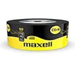Maxell 624036 CD-R 80 XL ämnen (52 x hastighet, 700 MB, 50 Shrink) (50 disk pack – krympförpackad)