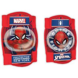 Marvel Seven Spiderman Knä- och armbågsskydd Röd