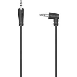 Hama Cable Audio 3.5-3.5 Angle Black 1.5m