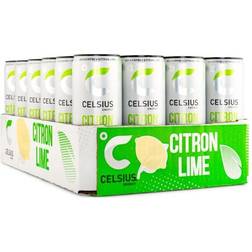 Celsius Lemon Lime kolsyrad, 24-pack