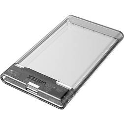 Unitek S1103A Hölje för lagringsenheter HDD- SSD kabinett Transparent 2.5"