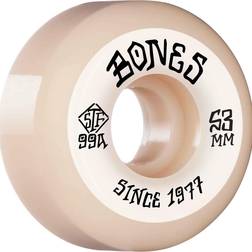 Bones Wheels STF Skateboard Heritage Roots 53mm V5 4pk Vit 53mm