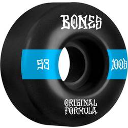 Bones Wheels 100's OG #19 V4 100A Wide 53mm Wheels black/blue Uni