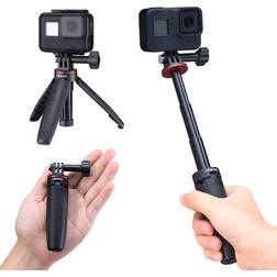 Extendable Selfie Stick for Gopro Portable Vlog Selife Stick Tripod Stand for Gopro Hero 8/7/6/5 Black/Gopro Max DJI Osmo Action Insta 360 Action Camera Accessory Kits